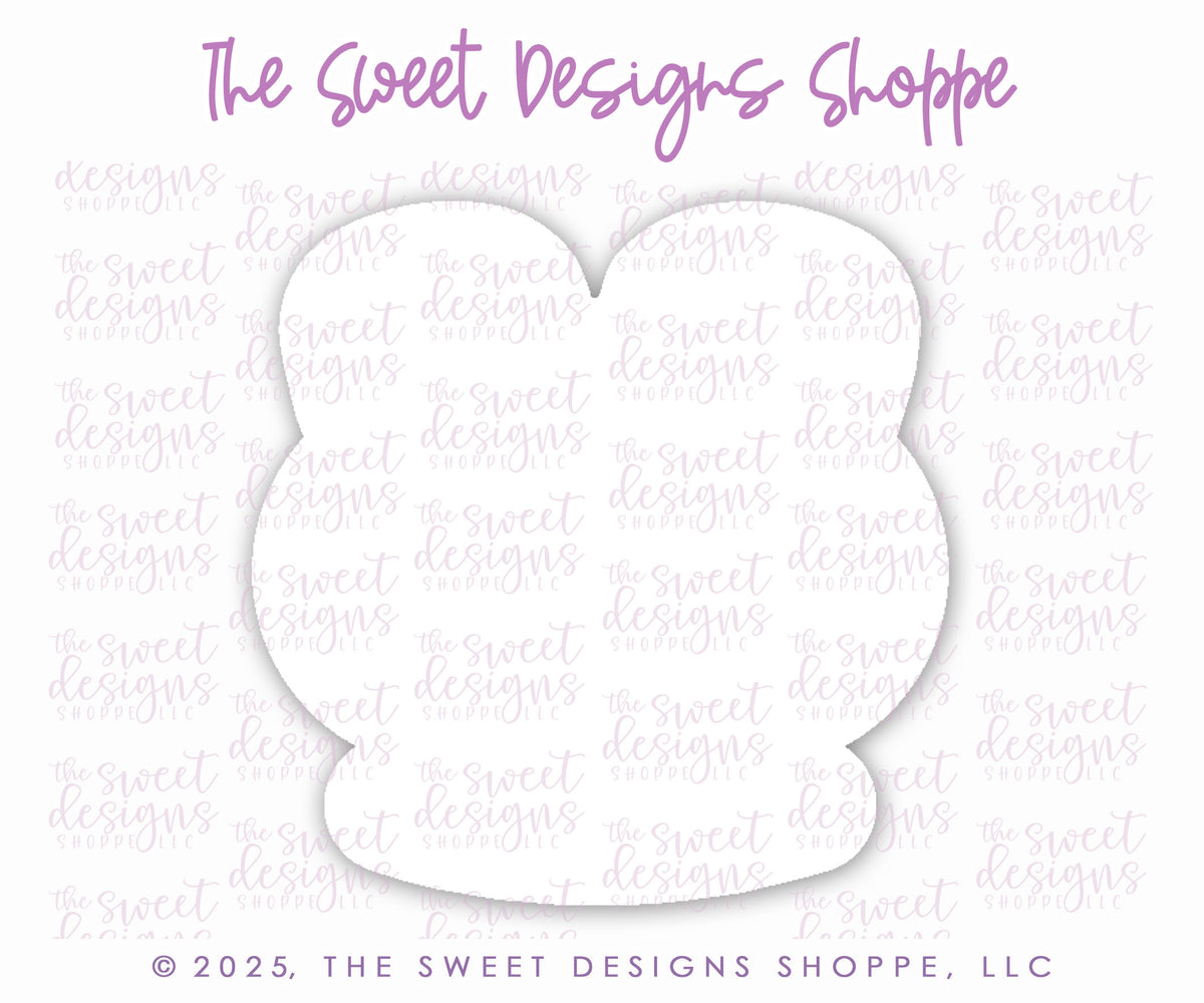Cookie Cutters - Chunky Easter Marshmallow Bunny - Cookie Cutter - The Sweet Designs Shoppe - TSDS - - ALL,Animal,Animals,Animals and Insects,basket,Cookie Cutter,Easter,Easter / Spring,marshamallow,Marshmallow bunny,Peeps,Promocode,STL