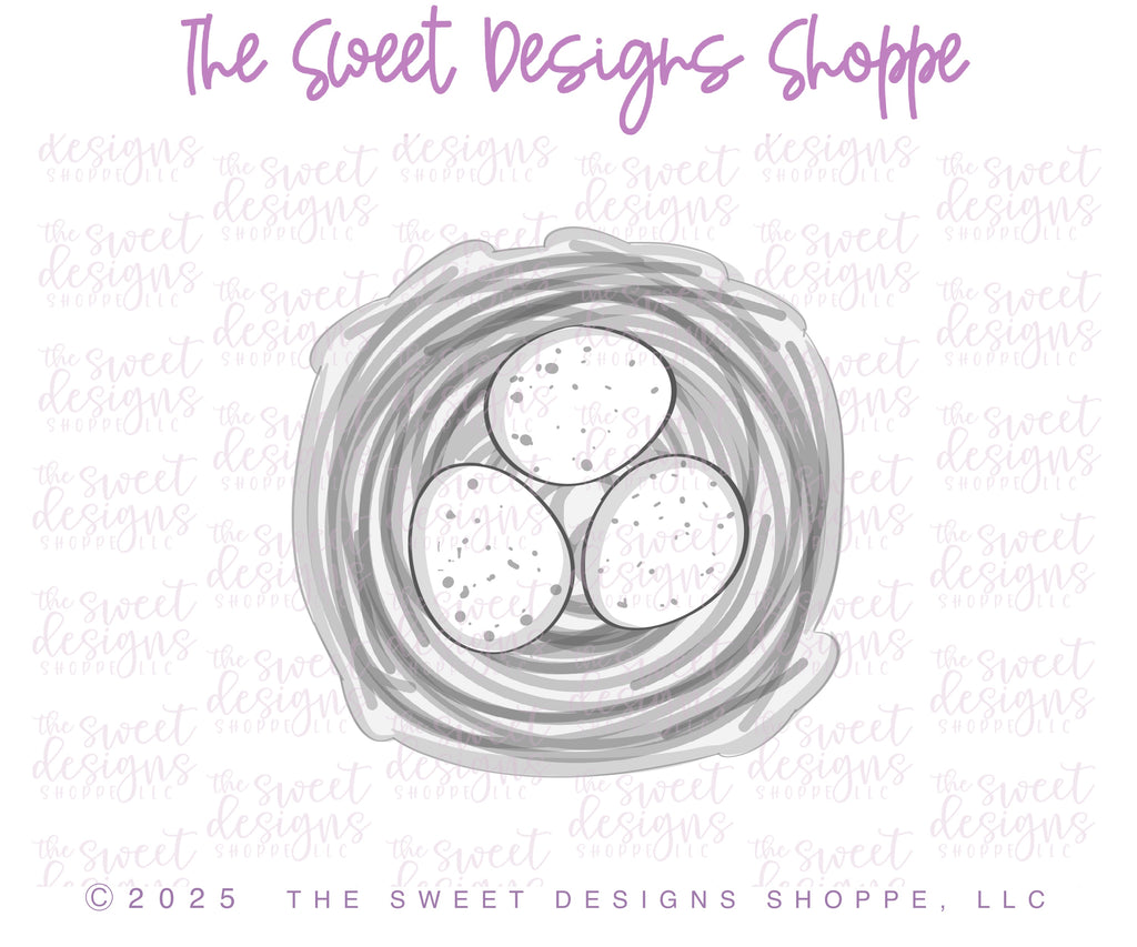 Cookie Cutters - Chunky Easter Nest - Cookie Cutter - The Sweet Designs Shoppe - TSDS - - ALL,Chunky easter nest,Cookie Cutter,Easter,Easter / Spring,Nature,Nest,Promocode,STL