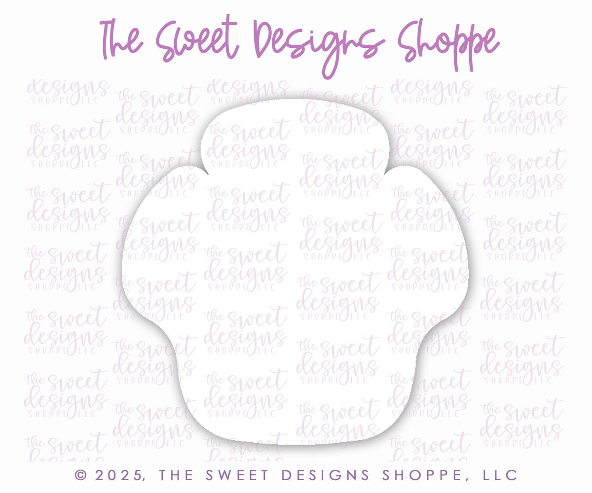 Cookie Cutters - Chunky Easter Paw - Cookie Cutter - The Sweet Designs Shoppe - TSDS - - ALL,Animal,animal footprint,Animals,Chunky easter paw,Cookie Cutter,Easter,Easter / Spring,Easter paw,paw,pets,Promocode,STL
