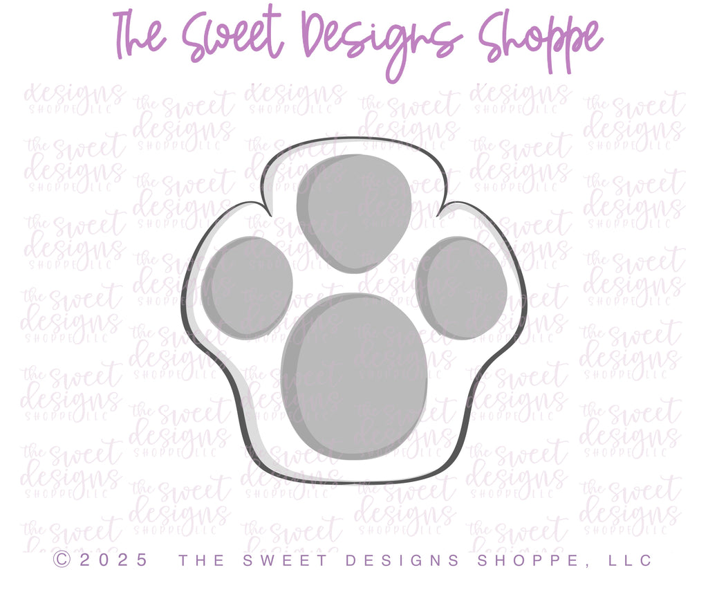 Cookie Cutters - Chunky Easter Paw - Cookie Cutter - The Sweet Designs Shoppe - TSDS - - ALL,Animal,animal footprint,Animals,Chunky easter paw,Cookie Cutter,Easter,Easter / Spring,Easter paw,paw,pets,Promocode,STL