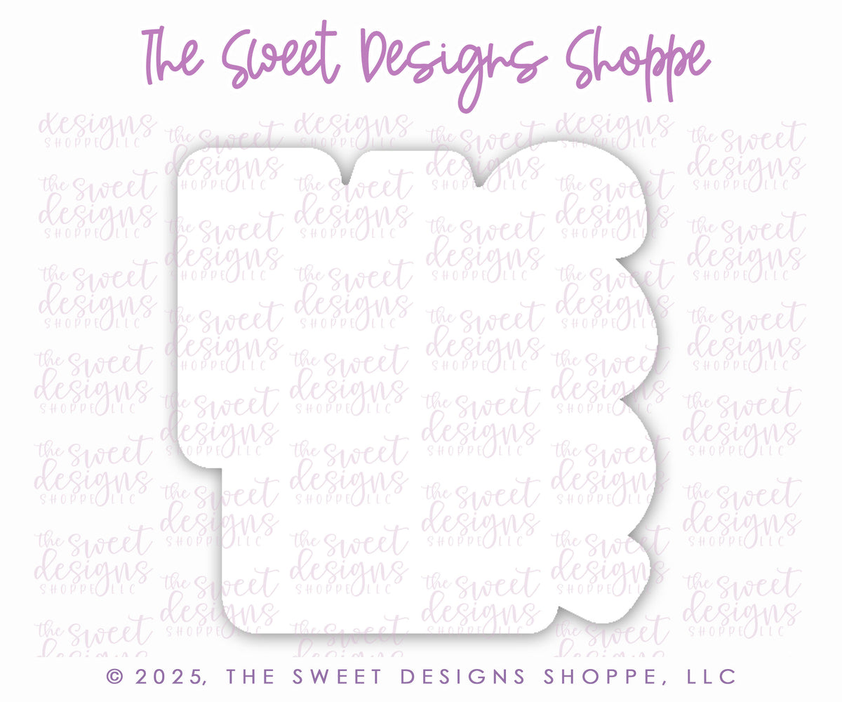 Cookie Cutters - Chunky Easter Plaque - Cookie Cutter - The Sweet Designs Shoppe - TSDS - - ALL,Cookie Cutter,Coquette,coquette plaque,Easter,Easter / Spring,palques,Promocode,STL