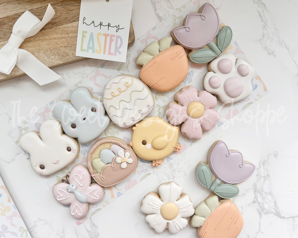 Cookie Cutters - Chunky Easter Set - Cookie Cutters Set - Set of 12 - Cookie Cutters - The Sweet Designs Shoppe - TSDS - - ALL,Animal,Animals,Animals and Insects,Cookie Cutter,cookie cutters,Easter,Easter / Spring,Mini Sets,Promocode,regular sets,set,STL