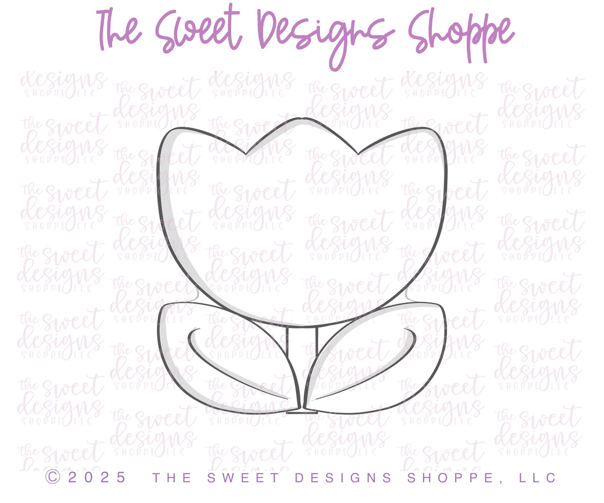 Cookie Cutters - Chunky Easter Tulip - Cookie Cutter - The Sweet Designs Shoppe - TSDS - - ALL,Cookie Cutter,Easter,Easter / Spring,Flower,Nature,Promocode,STL