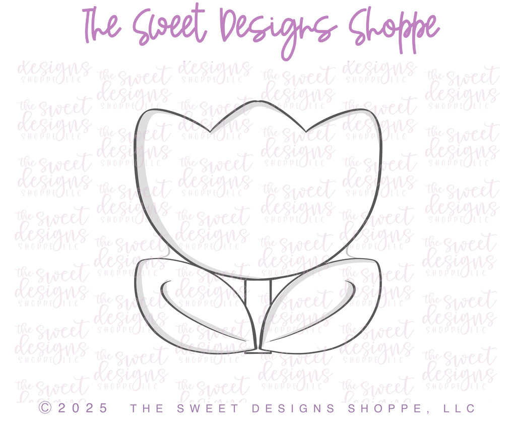 Cookie Cutters - Chunky Easter Tulip - Cookie Cutter - The Sweet Designs Shoppe - TSDS - - ALL,Cookie Cutter,Easter,Easter / Spring,Flower,Nature,Promocode,STL