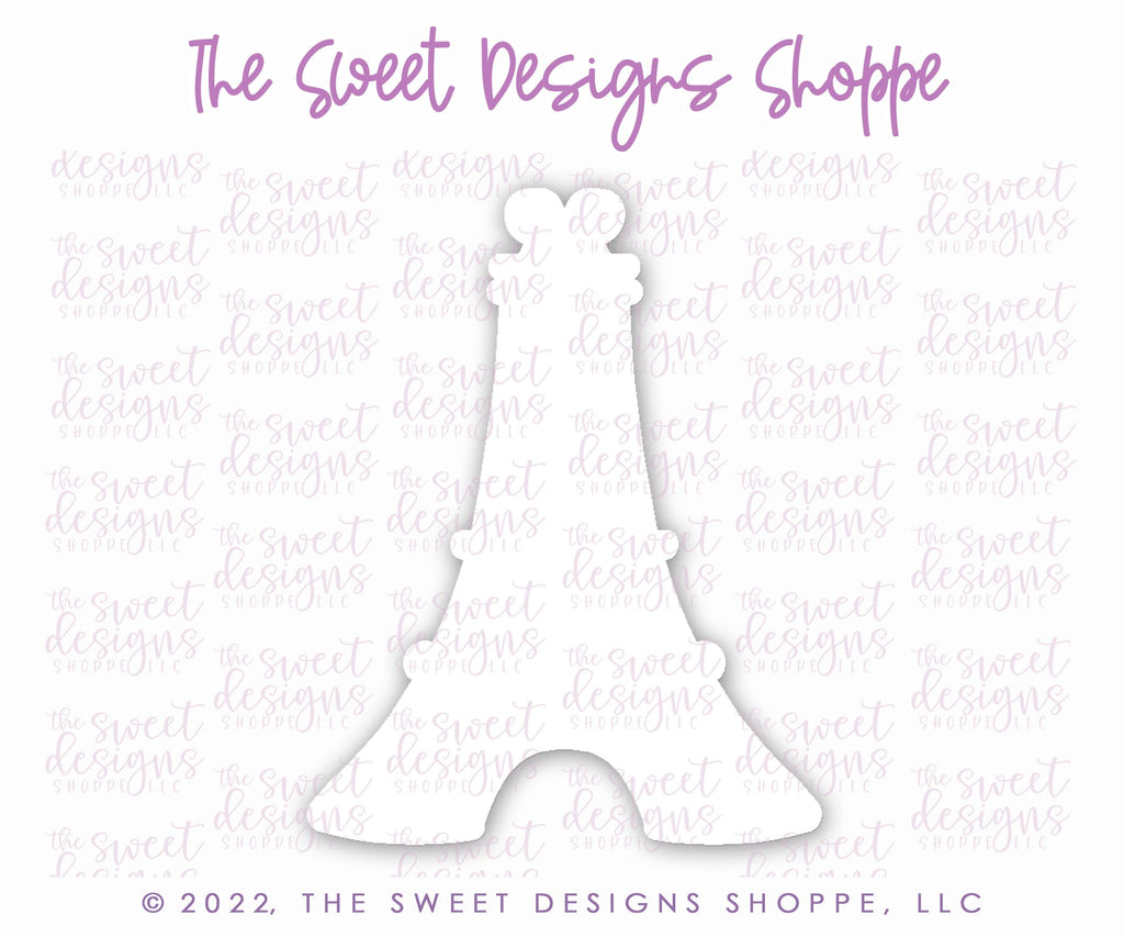 Cookie Cutters - Chunky Eiffel Tower - Cookie Cutter - The Sweet Designs Shoppe - - ALL, Cookie Cutter, honeymoon, Love, new, Paris, Promocode, STL, travel, valentine, Valentines, Wedding