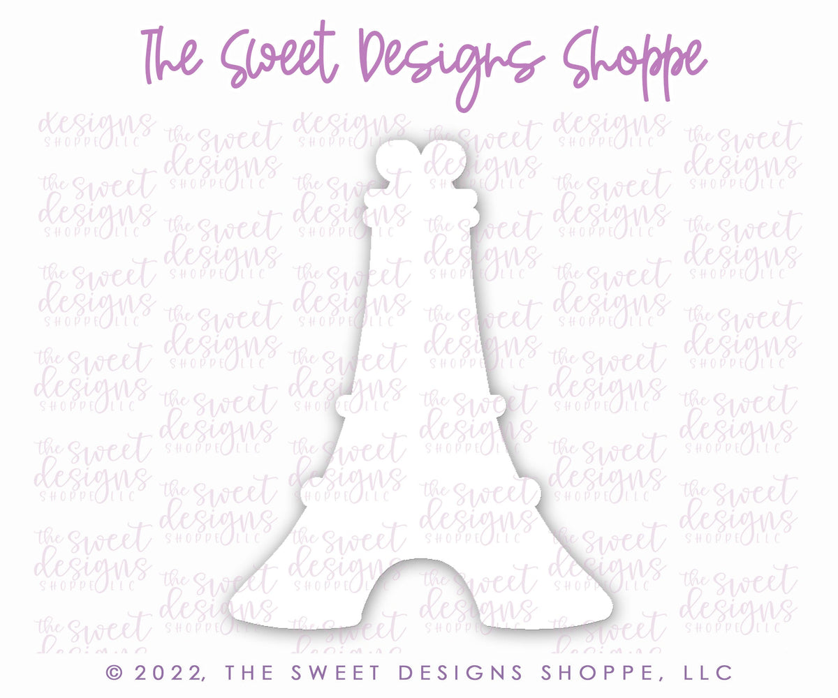 Cookie Cutters - Chunky Eiffel Tower - Cookie Cutter - The Sweet Designs Shoppe - TSDS - - ALL,Cookie Cutter,honeymoon,Love,Paris,Promocode,STL,travel,valentine,Valentines,Wedding,Wedding Favors