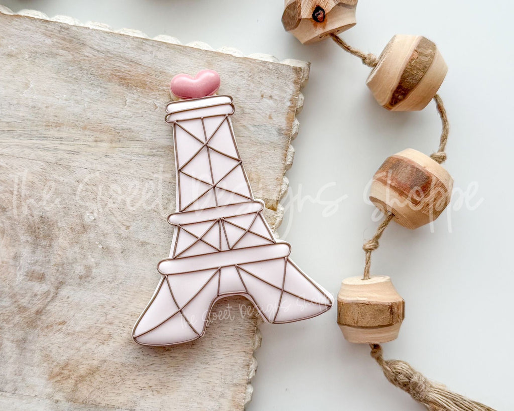 Cookie Cutters - Chunky Eiffel Tower - Cookie Cutter - The Sweet Designs Shoppe - TSDS - - ALL,Cookie Cutter,honeymoon,Love,Paris,Promocode,STL,travel,valentine,Valentines,Wedding