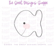 Cookie Cutters - Chunky Fish Cracker - Cookie Cutter - The Sweet Designs Shoppe - TSDS - - ALL,back to school,chunky apple,chunky fish cracker,Cookie Cutter,crackers,fish cracker,fruit,Promocode,School,School / Graduation,school supplies,snacksgoldfish,STL,under the sea