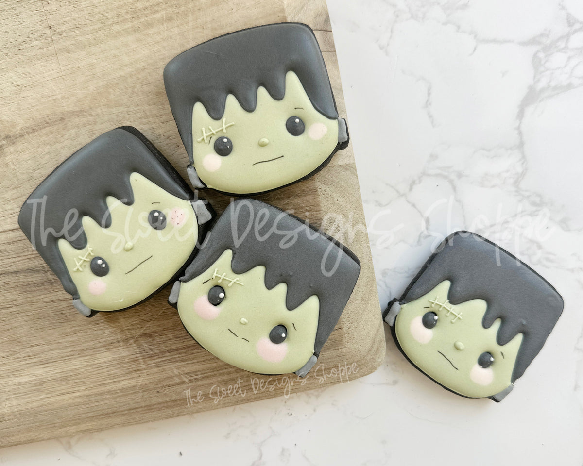 Cookie Cutters - Chunky Frankie Face - Cookie Cutter - The Sweet Designs Shoppe - TSDS - - ALL,Cookie Cutter,halloween,Promocode,STL