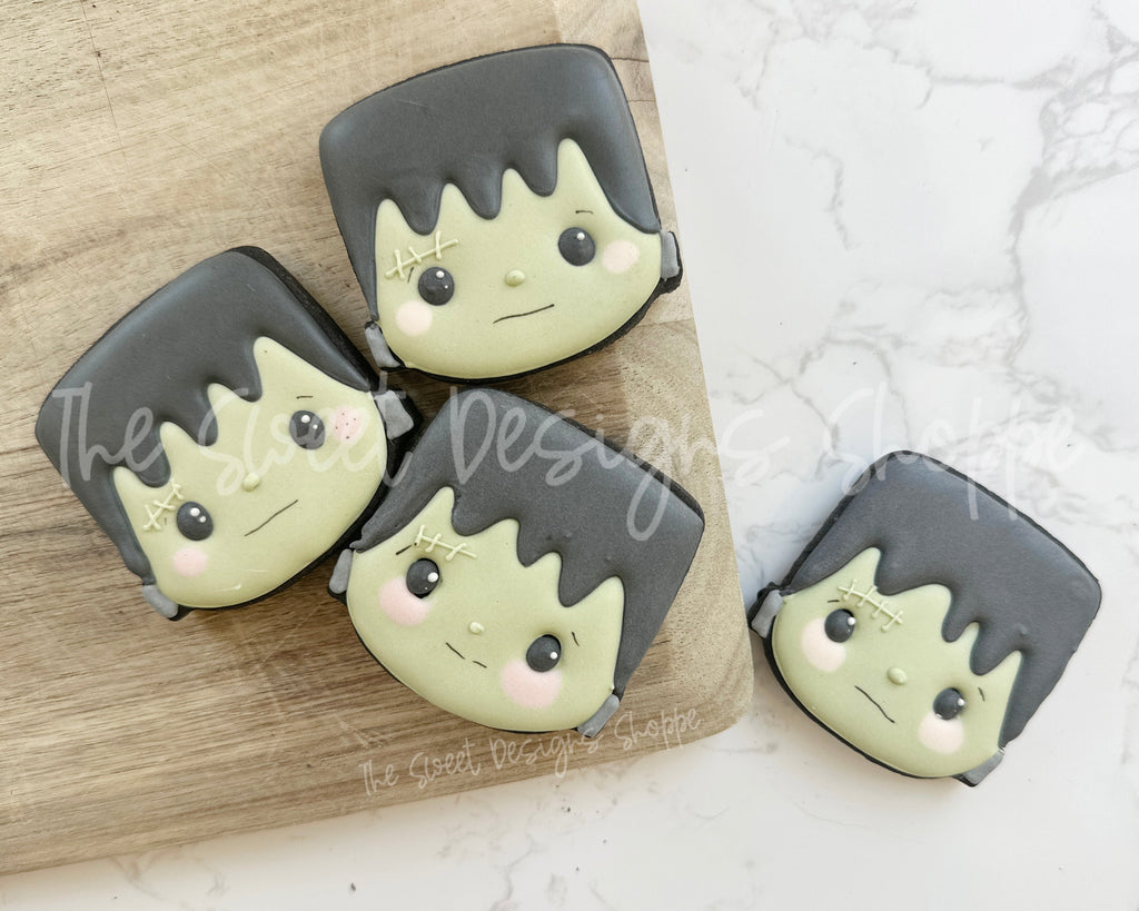 Cookie Cutters - Chunky Frankie Face - Cookie Cutter - The Sweet Designs Shoppe - TSDS - - ALL,Cookie Cutter,halloween,Promocode,STL