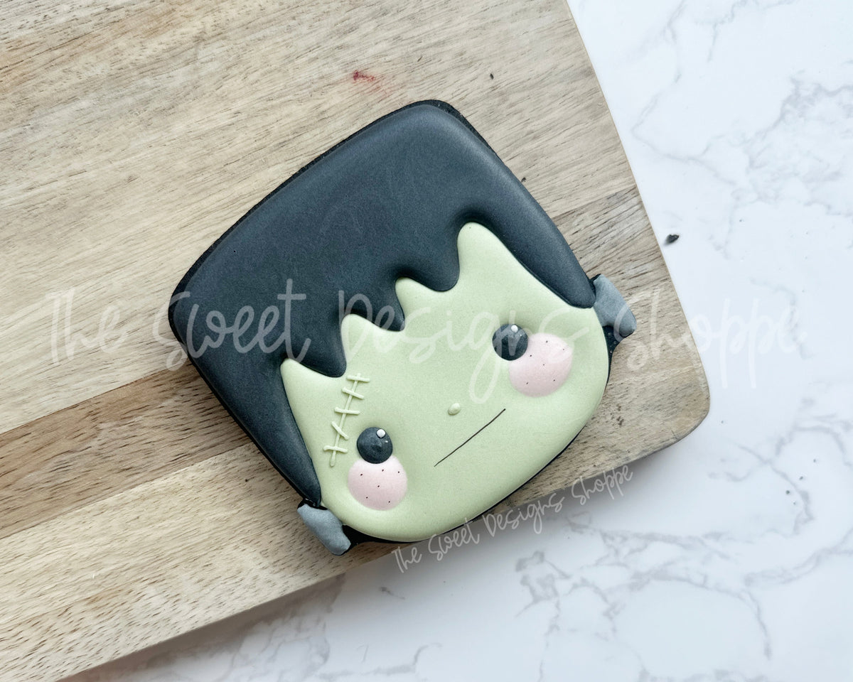 Cookie Cutters - Chunky Frankie Face - Cookie Cutter - The Sweet Designs Shoppe - TSDS - - ALL,Cookie Cutter,halloween,Promocode,STL