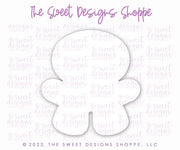 Cookie Cutters - Chunky Gingerboy - Cookie Cutter - The Sweet Designs Shoppe - TSDS - - advent,Advent Calendar,ALL,Christmas,Christmas / Winter,Christmas Cookies,Cookie Cutter,Ginger boy,Ginger girl,Gingerboy,gingerbread,gingerbread man,Gingergirl,Promocode,STL