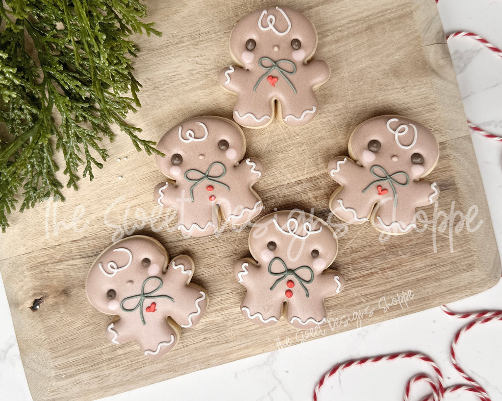 Cookie Cutters - Chunky Gingerboy - Cookie Cutter - The Sweet Designs Shoppe - TSDS - - advent,Advent Calendar,ALL,Christmas,Christmas / Winter,Christmas Cookies,Cookie Cutter,Ginger boy,Ginger girl,Gingerboy,gingerbread,gingerbread man,Gingergirl,Promocode,STL