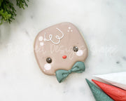Cookie Cutters - Chunky Gingerboy Face - Cookie Cutter - The Sweet Designs Shoppe - TSDS - - advent,Advent Calendar,ALL,Christmas,Christmas / Winter,Christmas Cookies,Cookie Cutter,Ginger boy,ginger bread,Ginger girl,Gingerboy,gingerbread,gingerbread man,Gingergirl,Promocode,STL