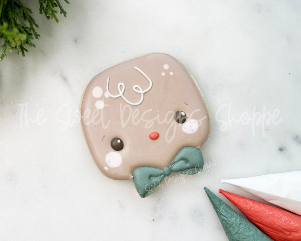 Cookie Cutters - Chunky Gingerboy Face - Cookie Cutter - The Sweet Designs Shoppe - - advent, Advent Calendar, ALL, Christmas, Christmas / Winter, Christmas Cookies, Cookie Cutter, Ginger boy, ginger bread, Ginger girl, Gingerboy, gingerbread, gingerbread man, Gingergirl, new, Promocode, STL