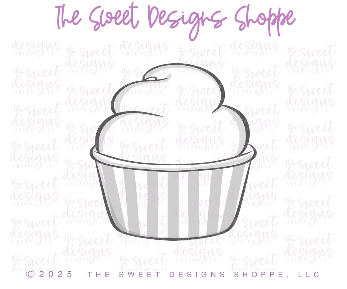 Cookie Cutters - Chunky Ice Cream - Cookie Cutter - The Sweet Designs Shoppe - TSDS - - 4th,4th July,4th of July,ALL,Birthday,Cookie Cutter,Patriotic,Patriotric,pool,pool party,Promocode,STL,Summer,Sweet,Sweets