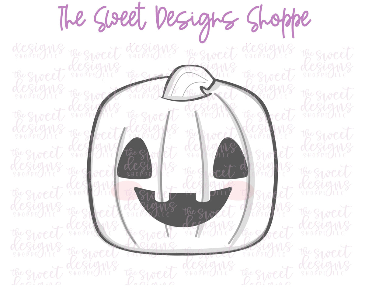 Cookie Cutters - Chunky Jack-o-Lantern - Cookie Cutter - The Sweet Designs Shoppe - TSDS - - ALL,candle,Cookie Cutter,halloween,Jack-o-Candle,Promocode,STL
