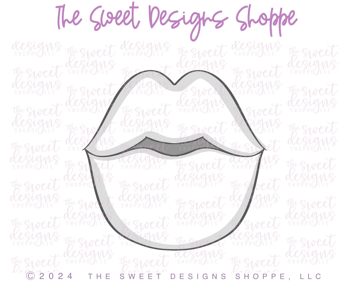 Cookie Cutters - Chunky Lips - Cookie Cutter - The Sweet Designs Shoppe - TSDS - - ALL,chunky,Cookie Cutter,kiss,Lips,Promocode,St paddy,ST PATRICK,st patricks,St Patrick’s Day,St. Pat,STL,valentine,Valentines,valentines chunky