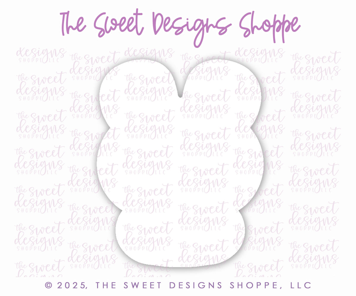 Cookie Cutters - Chunky Marshmallow Bunny - Cookie Cutter - The Sweet Designs Shoppe - TSDS - - ALL,Animal,Animals,Animals and Insects,basket,Cookie Cutter,Easter,Easter / Spring,marshamallow,Marshmallow bunny,Peeps,Promocode,STL
