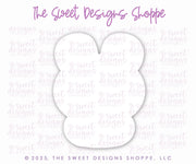 Cookie Cutters - Chunky Marshmallow Bunny - Cookie Cutter - The Sweet Designs Shoppe - TSDS - - ALL,Animal,Animals,Animals and Insects,basket,Cookie Cutter,Easter,Easter / Spring,marshamallow,Marshmallow bunny,Peeps,Promocode,STL