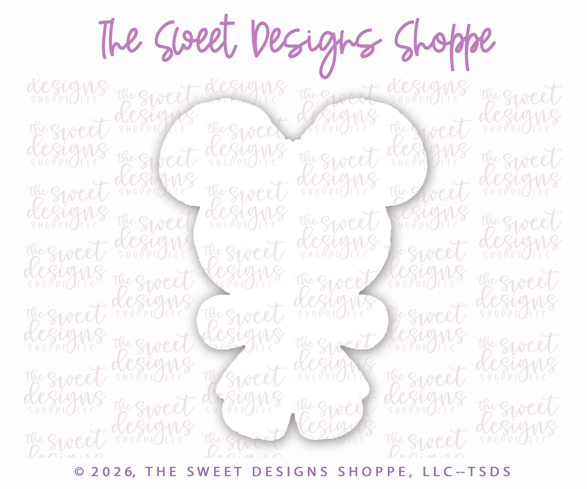Cookie Cutters - Chunky Mouse Gingergirl - Cookie Cutter - The Sweet Designs Shoppe - TSDS - - ALL,Christmas,Christmas / Winter,Cookie Cutter,Ginger boy,ginger bread,Ginger girl,Gingerboy,gingerbread man,Gingergirl,new,Promocode,Snack Theme park,STL,Theme Park,Theme park Snack