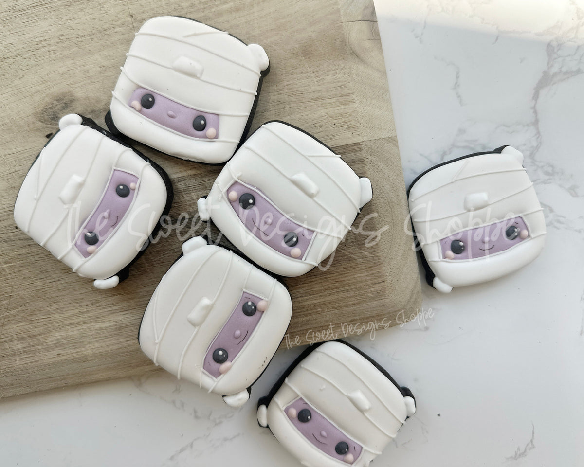 Cookie Cutters - Chunky Mummy Face - Cookie Cutter - The Sweet Designs Shoppe - TSDS - - ALL,Cookie Cutter,halloween,Promocode,STL