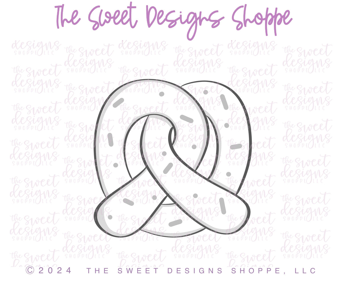 Cookie Cutters - Chunky Pretzel - Cookie Cutter - The Sweet Designs Shoppe - TSDS - - ALL,chunky,Cookie Cutter,Food,Food & Beverages,Food and Beverage,Promocode,STL,valentine,Valentines