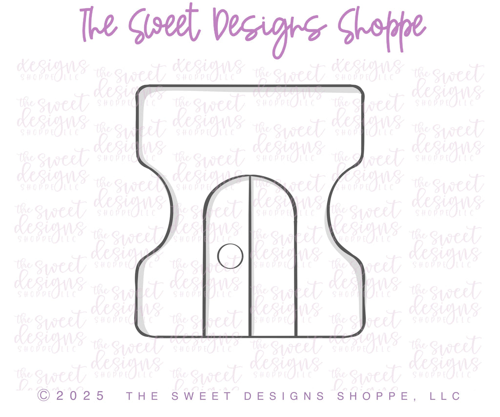 Cookie Cutters - Chunky Sharpener - Cookie Cutter - The Sweet Designs Shoppe - TSDS - - ALL,back to school,chunky sharpener,Cookie Cutter,Crayon,fall school,homeschool,note,notebook,Promocode,School,School / Graduation,school note,school supplies,Sharpener,STL