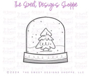 Cookie Cutters - Chunky Snow Globe - Cookie Cutter - The Sweet Designs Shoppe - TSDS - - advent,Advent Calendar,ALL,Christmas,Christmas / Winter,Christmas Cookies,Cookie Cutter,Promocode,snowglobe,STL
