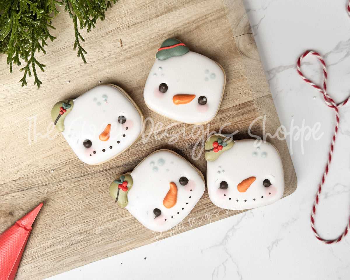 Cookie Cutters - Chunky Snowman Face - Cookie Cutter - The Sweet Designs Shoppe - TSDS - - advent,Advent Calendar,ALL,Christmas,Christmas / Winter,Christmas Cookies,Cookie Cutter,Frosty,Promocode,STL