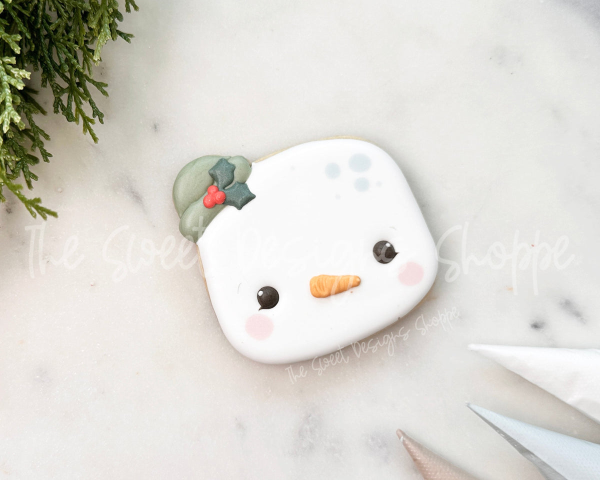 Cookie Cutters - Chunky Snowman Face - Cookie Cutter - The Sweet Designs Shoppe - TSDS - - advent,Advent Calendar,ALL,Christmas,Christmas / Winter,Christmas Cookies,Cookie Cutter,Frosty,Promocode,STL