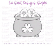 Cookie Cutters - Chunky St. Pats Cauldron - Cookie Cutter - The Sweet Designs Shoppe - TSDS - - ALL,Cookie Cutter,halloween,patrick,patrick's,Promocode,Saint Patricks,ST PATRICK,St Patrick’s Day,St. Pat,St. Patricks,STL