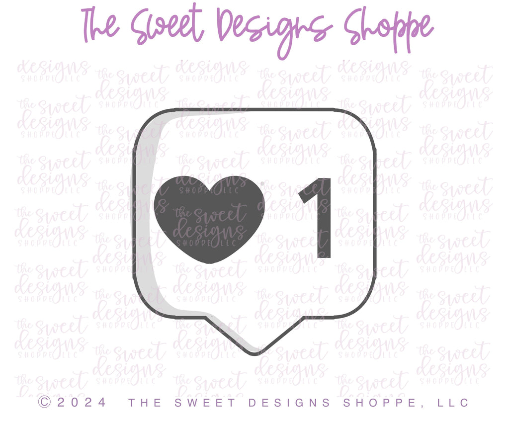 Cookie Cutters - Chunky Text Bubble Plaque - Cookie Cutter - The Sweet Designs Shoppe - TSDS - - ALL,chunky,Cookie Cutter,Lettering,Plaque,Plaques,PLAQUES HANDLETTERING,Promocode,STL,valentine,Valentines