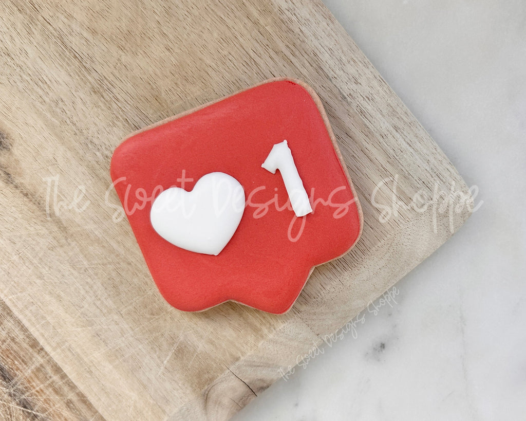 Cookie Cutters - Chunky Text Bubble Plaque - Cookie Cutter - The Sweet Designs Shoppe - TSDS - - ALL,chunky,Cookie Cutter,Lettering,Plaque,Plaques,PLAQUES HANDLETTERING,Promocode,STL,valentine,Valentines