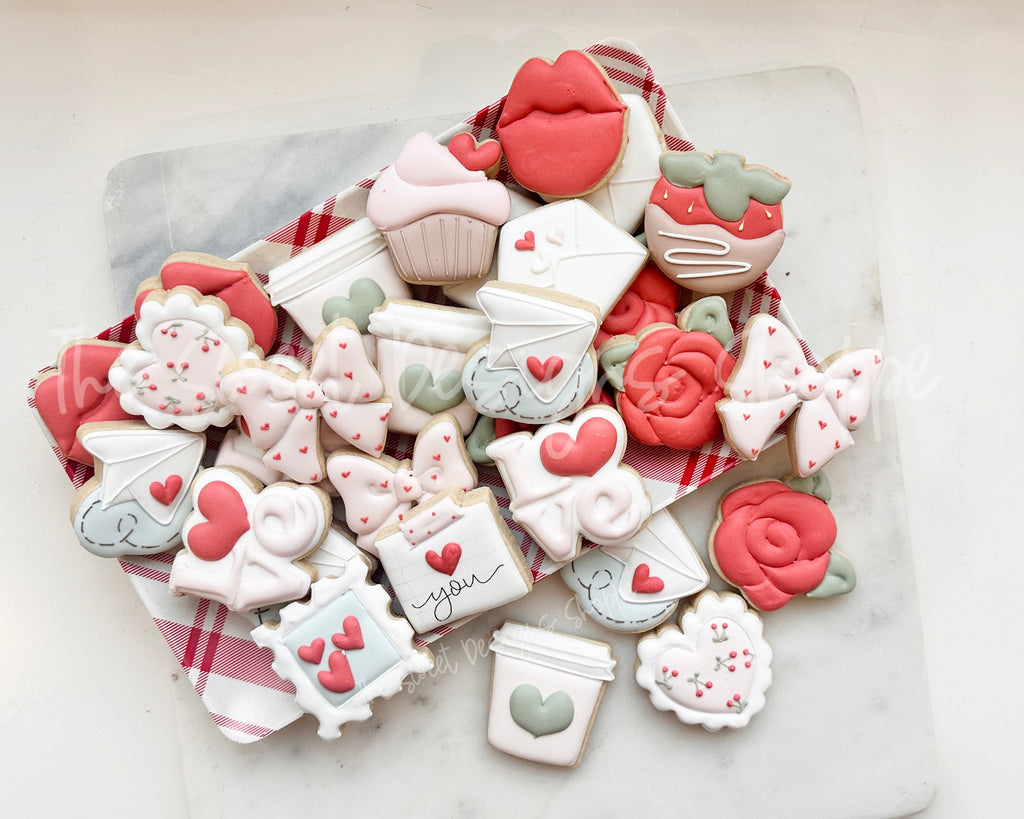Cookie Cutters - Chunky Valentine's Day Set - Cookie Cutters Set - Set of 12 - Cookie Cutters - The Sweet Designs Shoppe - TSDS - - ALL,Cookie Cutter,cookie cutters,Mini Sets,Promocode,regular sets,set,STL,valentine,Valentines
