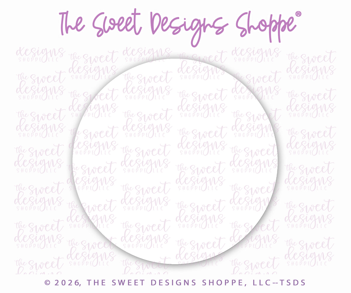 Cookie Cutters - Circle - Cookie Cutter - The Sweet Designs Shoppe - TSDS - - ALL,basic,Basic Shapes,BasicShapes,Cookie Cutter,Miscellaneous,Plaque,Plaques,PLAQUES HANDLETTERING,Promocode,Shapes,STL
