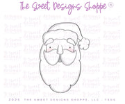 Cookie Cutters - Classic Christmas Cookie Cutter Set - Set of 3- Cookie Cutters - The Sweet Designs Shoppe - TSDS - - ALL,Christmas,Christmas / Winter,claus,clause,Cookie Cutter,PLAQUES HANDLETTERING,Promocode,regular sets,Santa,Santa Claus,Santa Face,set,STL