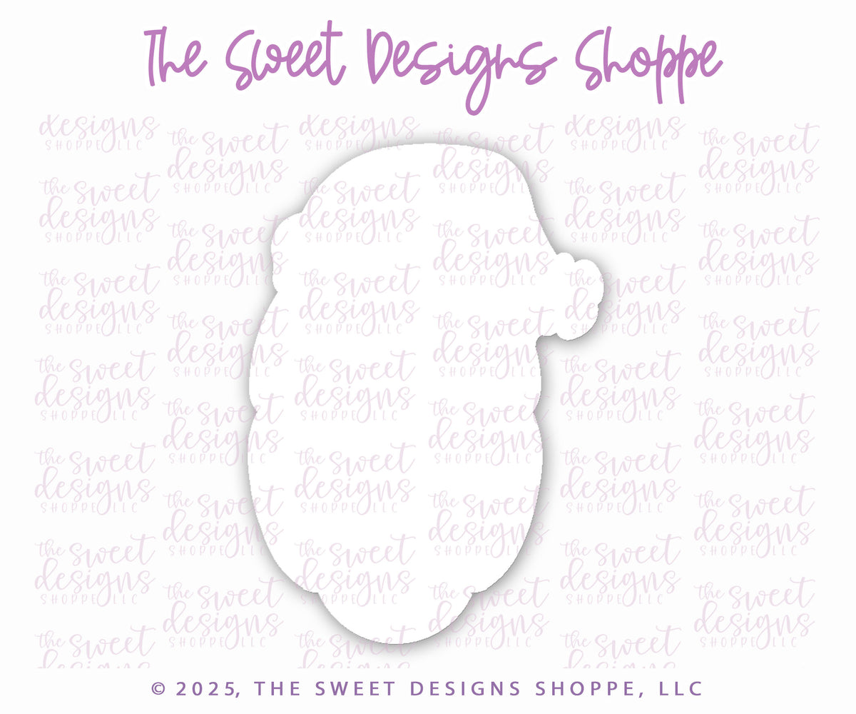 Cookie Cutters - Classic Christmas Cookie Cutter Set - Set of 3- Cookie Cutters - The Sweet Designs Shoppe - TSDS - - ALL,Christmas,Christmas / Winter,claus,clause,Cookie Cutter,PLAQUES HANDLETTERING,Promocode,regular sets,Santa,Santa Claus,Santa Face,set,STL