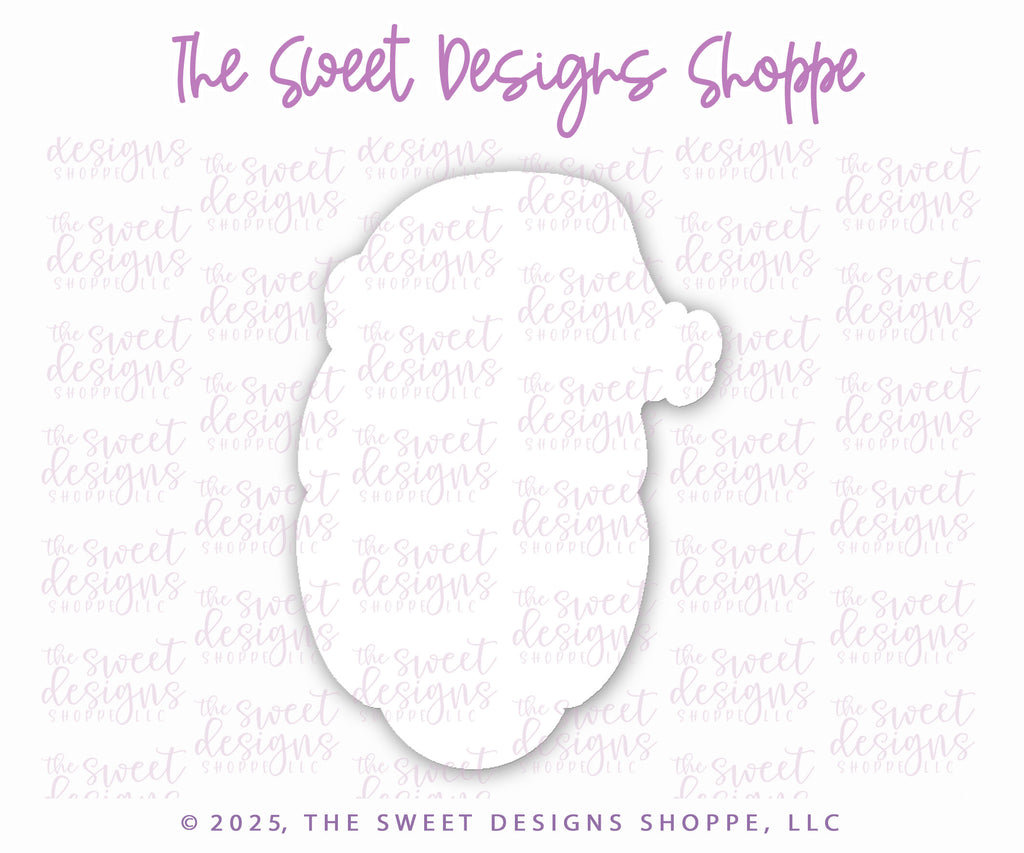 Cookie Cutters - Classic Christmas Cookie Cutter Set - Set of 3- Cookie Cutters - The Sweet Designs Shoppe - TSDS - - ALL,Christmas,Christmas / Winter,claus,clause,Cookie Cutter,new,PLAQUES HANDLETTERING,Promocode,regular sets,Santa,Santa Claus,Santa Face,set,STL