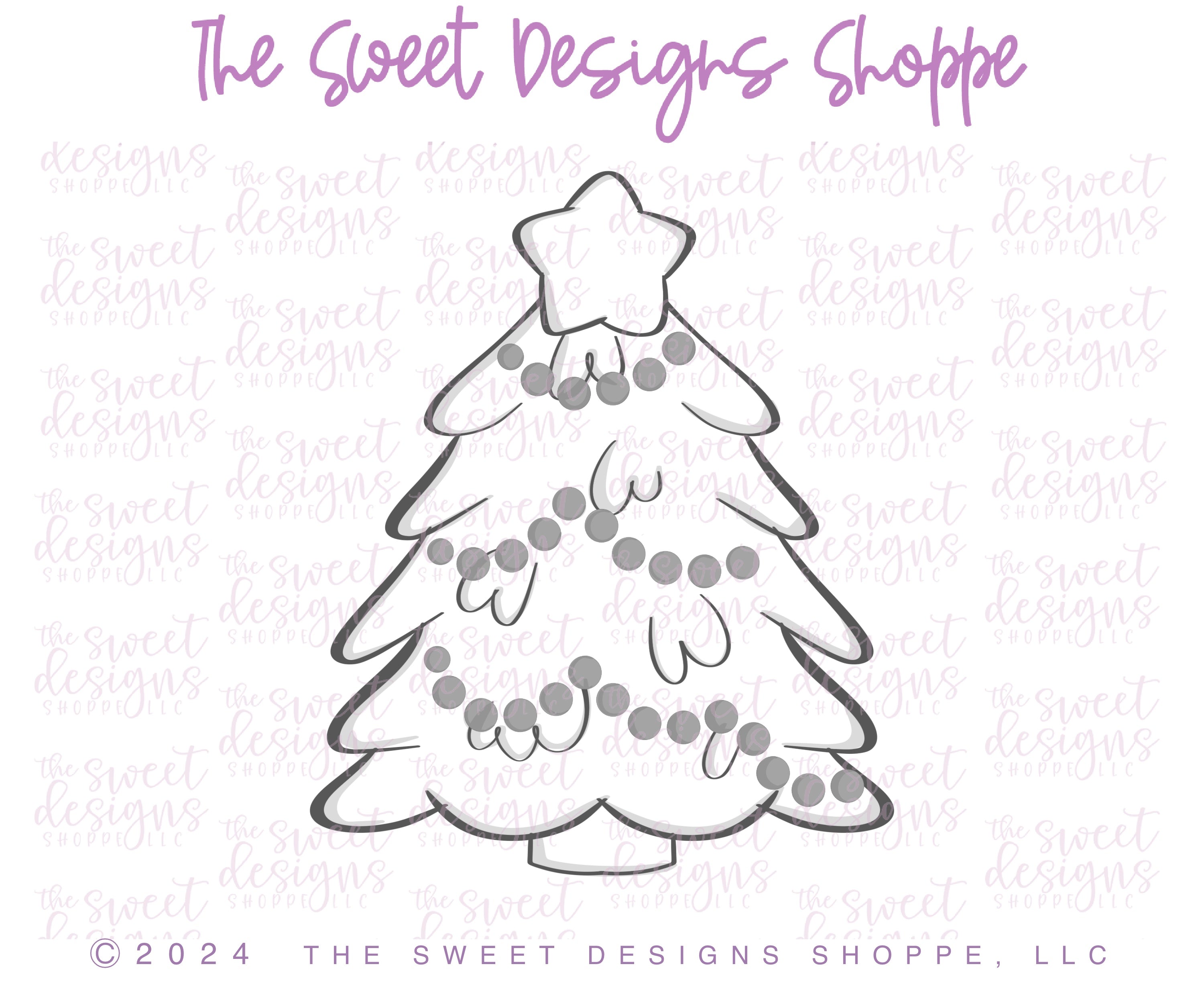 cookie cutters classic christmas tree cookie cutter the sweet designs shoppe tsds 2 classic christmas tree - cookie cutter