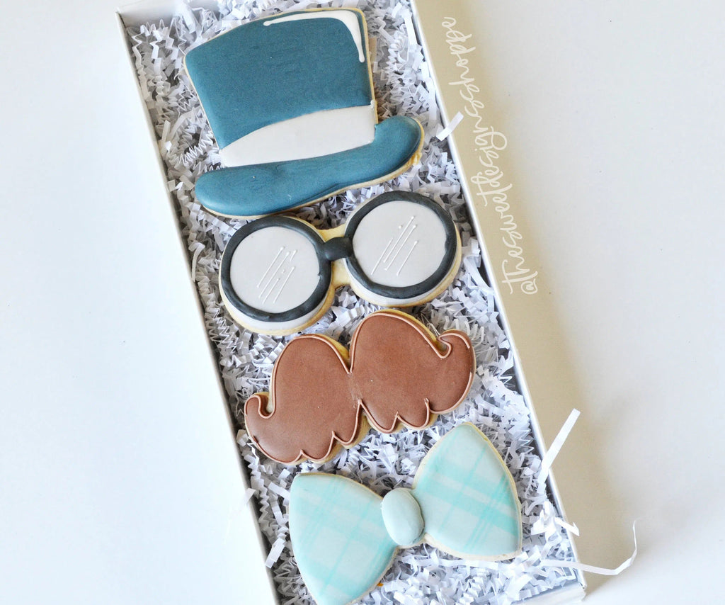 Cookie Cutters - Classic Set - Cookie Cutters - The Sweet Designs Shoppe - TSDS - - ALL,bow,bowtie,Cookie Cutter,dad,Father,Fathers Day,glasses,grandfather,Grandpa,hat,Mini Sets,mother,Mothers Day,mustage,Promocode,regular sets,Set,sets