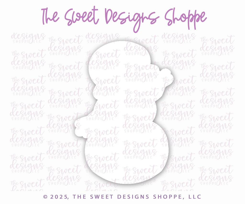 Cookie Cutters - Classic Snowman - Cookie Cutter - The Sweet Designs Shoppe - TSDS - - ALL,Christmas,Christmas / Winter,Cookie Cutter,new,Promocode,Snowman,STL