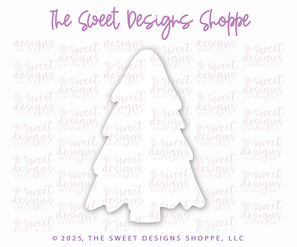 Cookie Cutters - Classic Tall Christmas Tree - Cookie Cutter - The Sweet Designs Shoppe - TSDS - - ALL,Christmas,Christmas / Winter,Cookie Cutter,Nature,new,Promocode,STL