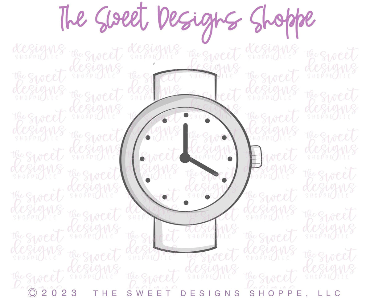 Cookie Cutters - Classic Watch - Cookie Cutter - The Sweet Designs Shoppe - TSDS - - Accesories,ALL,clock,Cookie Cutter,dad,Father,father's day,grandfather,Misc,Miscelaneous,Miscellaneous,Promocode,sports,STL,watch