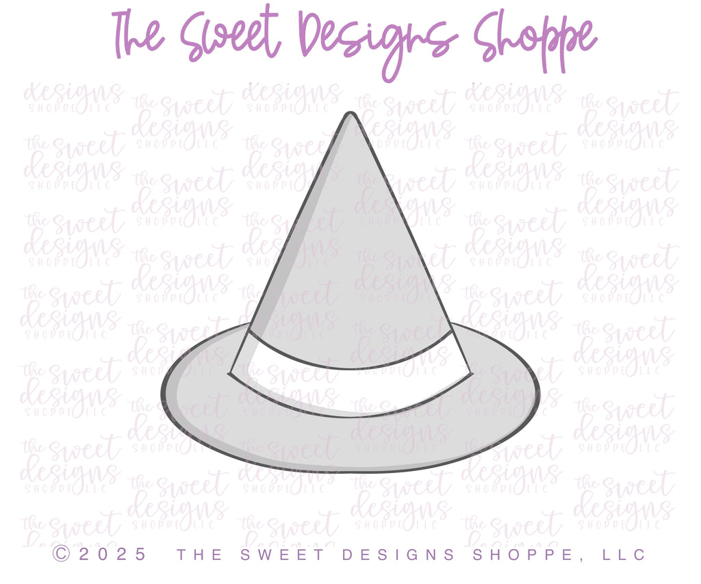 Cookie Cutters - Classic Witch Hat - Cookie Cutter - The Sweet Designs Shoppe - TSDS - - ALL,classic witch hat,Cookie Cutter,coquette witch hat,halloween,happy halloween,Hat,Promocode,STL,witch hat