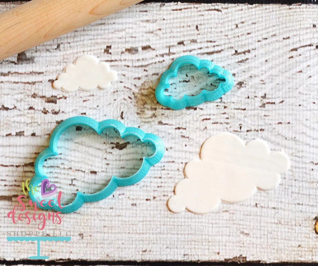 Cookie Cutters - Cloud v2- Cookie Cutter - Sweet Designs Shoppe - - ALL, Cookie Cutter, Easter / Spring, fantasy, Home, House, Nature, Promocode, Rain, Spring, Weather