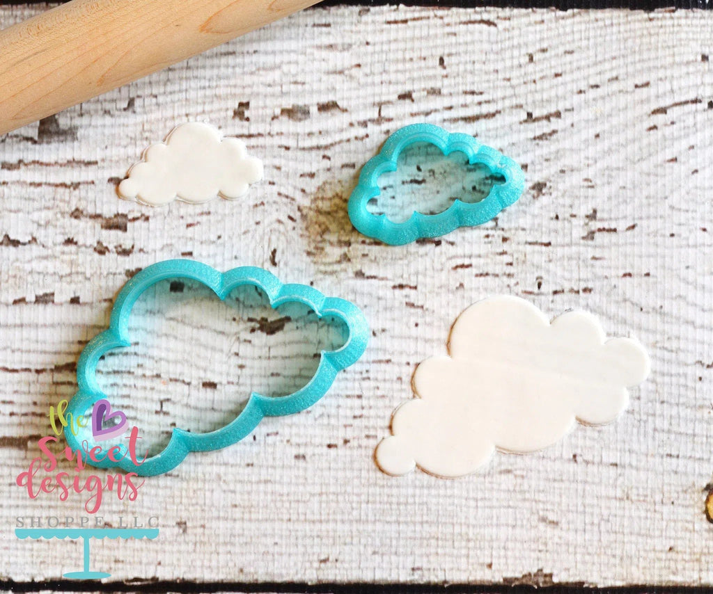 Cookie Cutters - Cloud v2- Cookie Cutter - The Sweet Designs Shoppe - TSDS - - ALL,Cookie Cutter,Easter / Spring,fantasy,Home,House,Nature,Promocode,Rain,Spring,STL,Weather