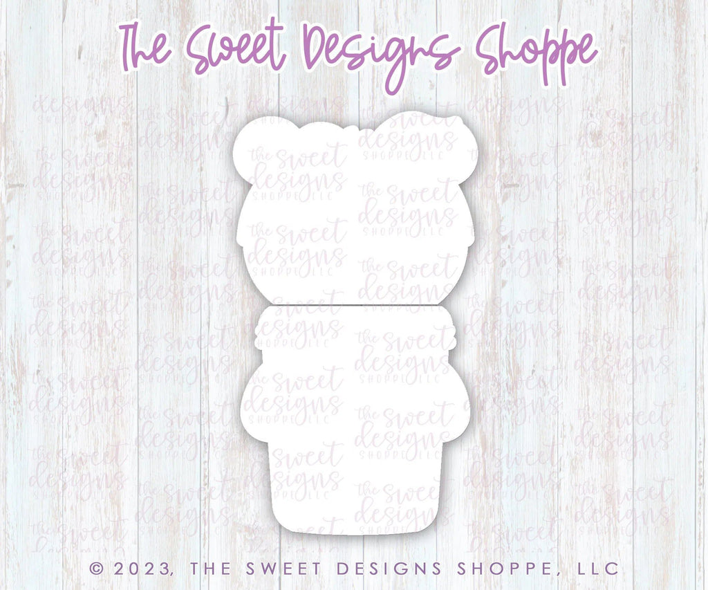 Cookie Cutters - Coffee Bear Daughter Set - Set of 2 - Cookie Cutters - The Sweet Designs Shoppe - - ALL, Animal, Animals, Animals and Insects, back to school, Cookie Cutter, mother, Mothers Day, Promocode, regular sets, School, School / Graduation, school supplies, Set, sets, Teacher, Teacher Appreciation