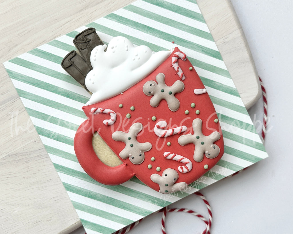 Cookie Cutters - Coffee Cup With Cinnamon - Cookie Cutter - The Sweet Designs Shoppe - TSDS - - ALL,Christmas,Christmas / Winter,Coffee,Cookie Cutter,Fall,Fall / Halloween,Fall / Thanksgiving,Food,Food & Beverages,Food and Beverage,Halloween,mug,mugs,Promocode,Pumpkin Spice,thanksgiving,Winter