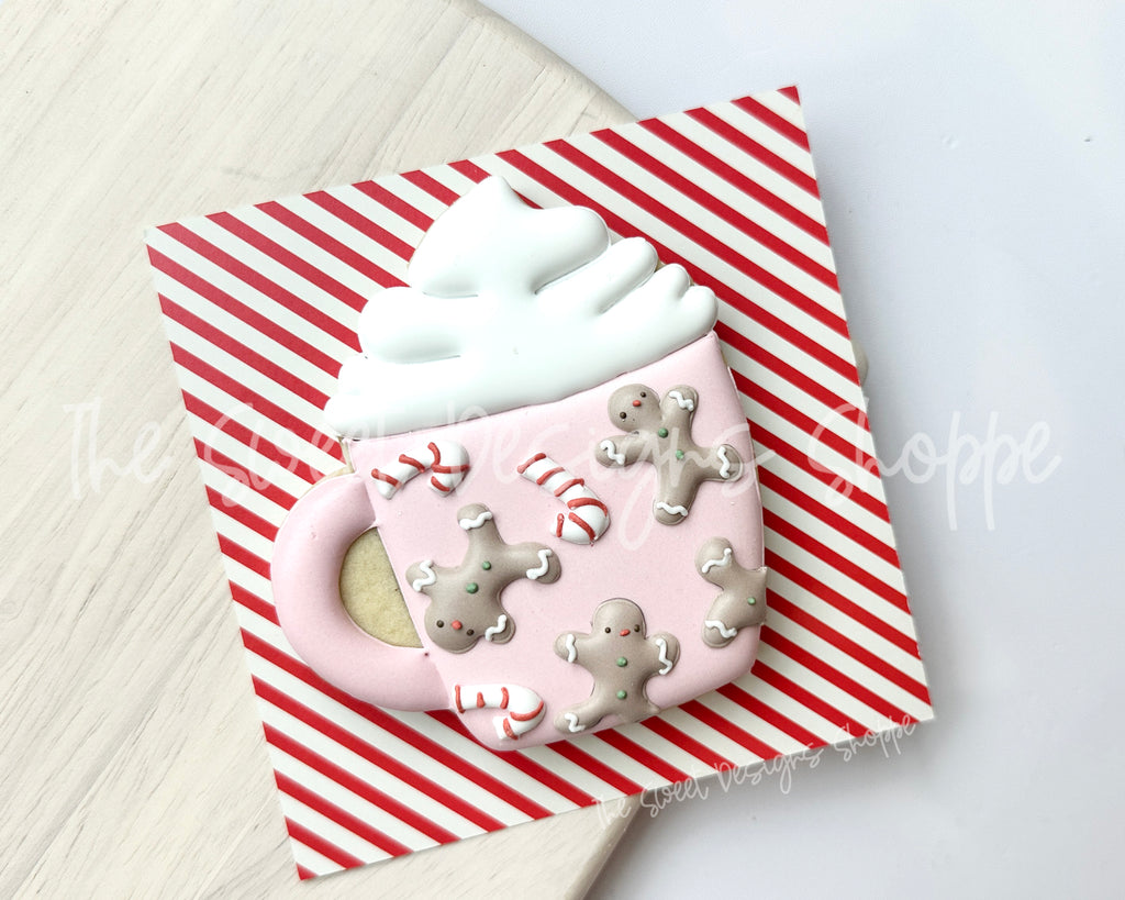 Cookie Cutters - Coffee Cup With Whip V2 - Cookie Cutter - The Sweet Designs Shoppe - TSDS - - ALL,Christmas,Christmas / Winter,ChristmasTop15,Coffee,Cookie Cutter,Fall,Fall / Halloween,Fall / Thanksgiving,Food,Food & Beverages,Food and Beverage,mug,mugs,Promocode,STL,thanksgiving